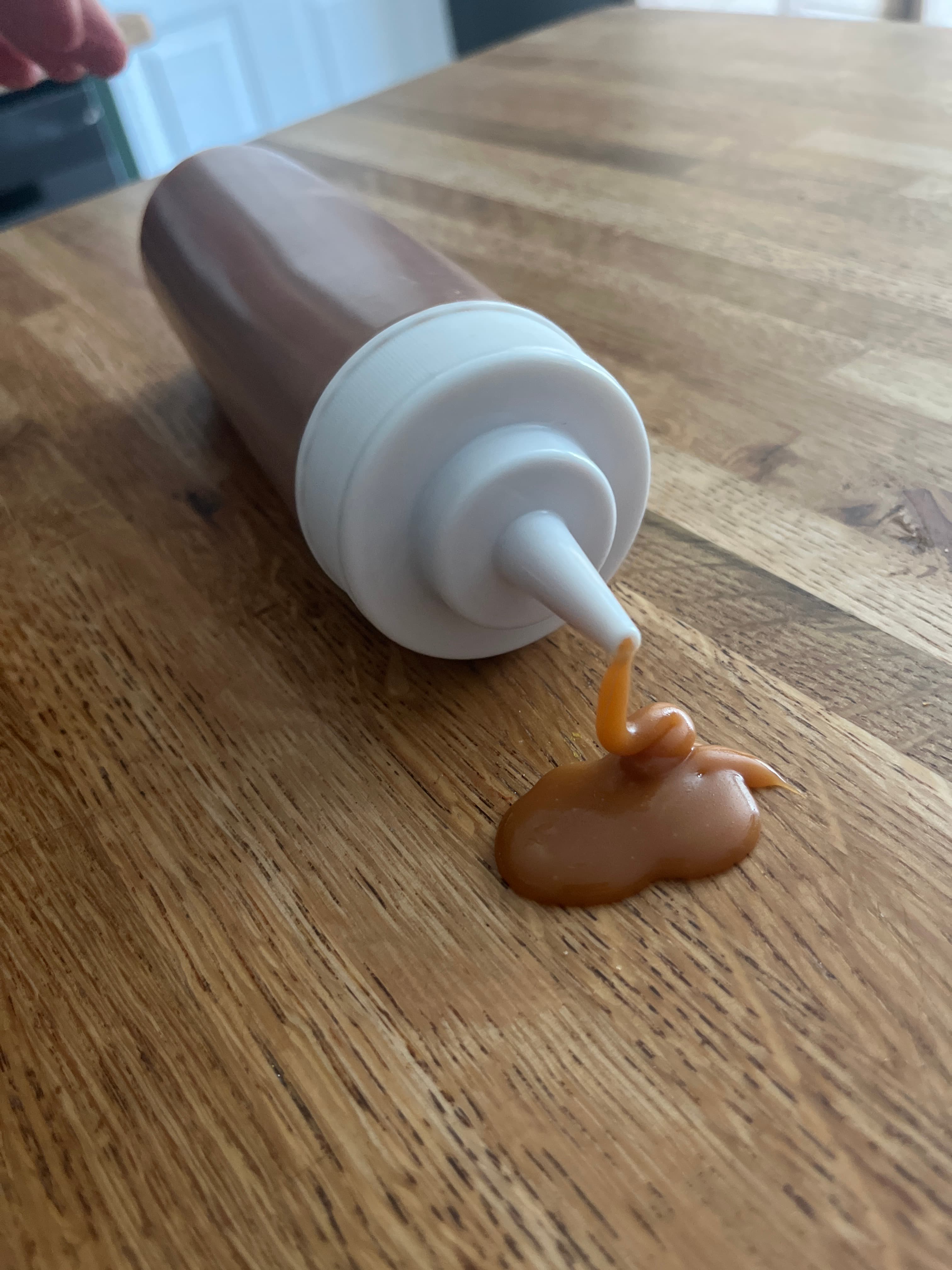 Salted Caramel Sauce Bottle